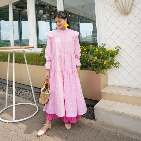 Verena Stripe Pink Tunic